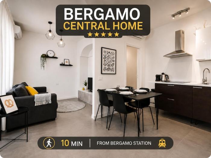 Bergamo Central Home, 2 Min from Station