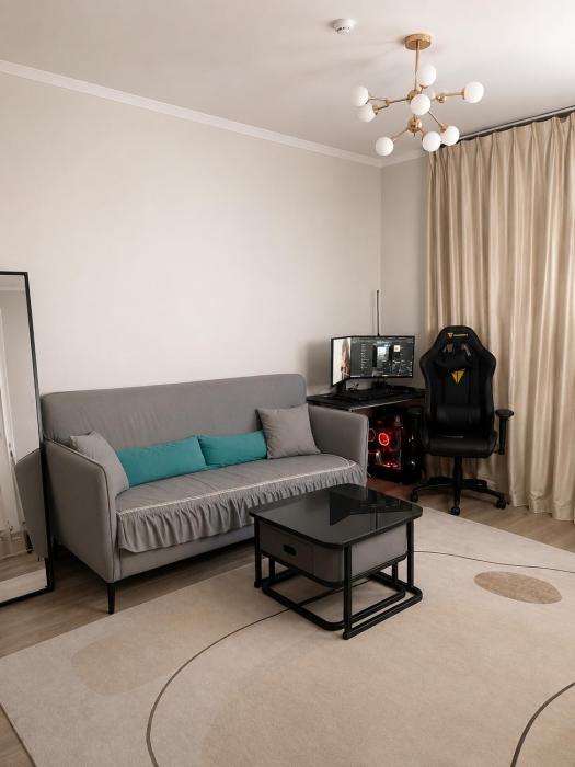 Zaisan Cozy 1BR Apartment with Balcony