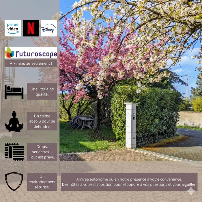 7min Futuroscope - Havre de paix familial