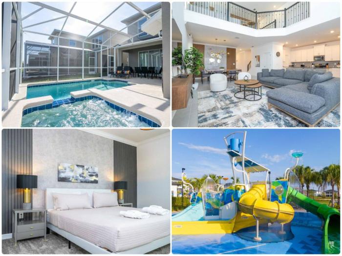 Villa in Waterpark Resort w Private Pool 8991