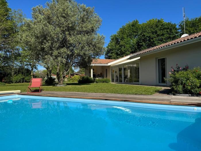 Maison Landaise, piscine, nature et plage