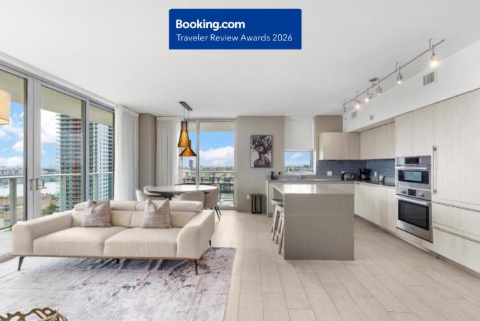 ONE OF A KIND 3 BEDROOM APARTMENT with WRAPAROUND BALCONY - NO RESORT & PARKNG FEES, CHECK DETAILS