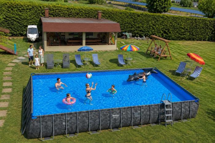 VILLA DORA - CENTRUM,BASEN PODGRZEWANY,JACUZZI SAUNA, Plac zabaw, Parking