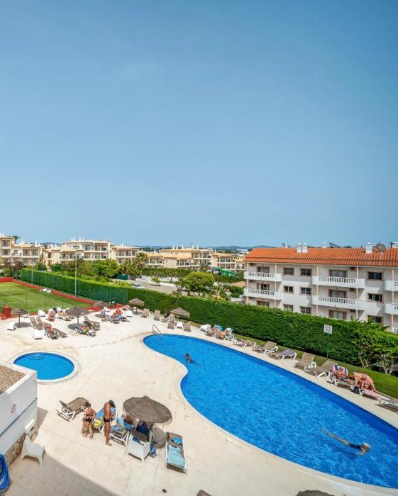 Sea&pool views terrace 1BDR, 500 m from the Golden Sands