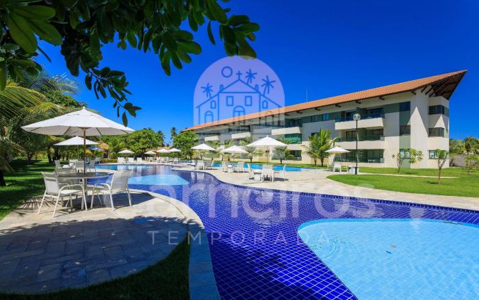 02 Quartos - Carneiros Beach Resort - Ideal para Família