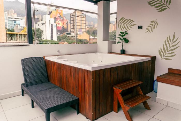 Penthouse AC, Terraza & Jacuzzi
