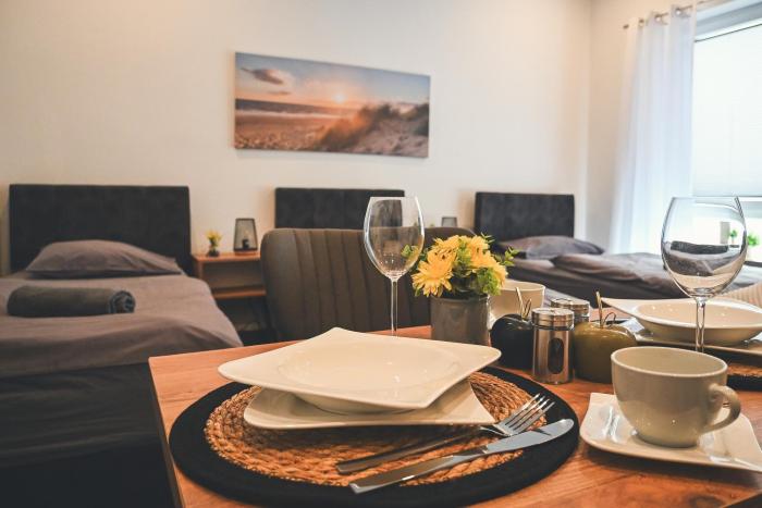Livemore24 - Apartment 3 in Recklinghausen Hoch WLAN - Smart-TV - 24-7 Check-in und Küche
