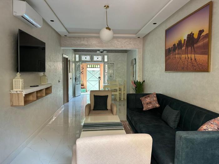 Spacious 2BR Marrakech Home with AC & Full Kitchen
