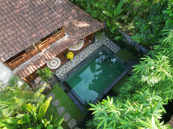 Ubud-Hideaway cozy villa -2 Ch -Piscine