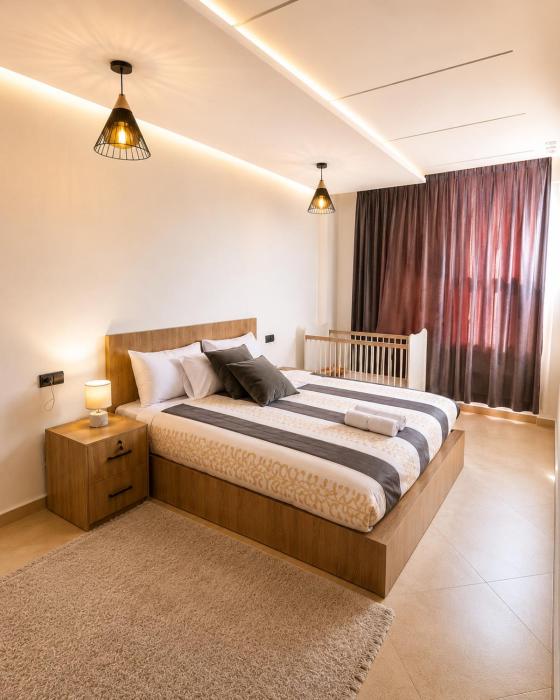 Havre moderne proche ocean