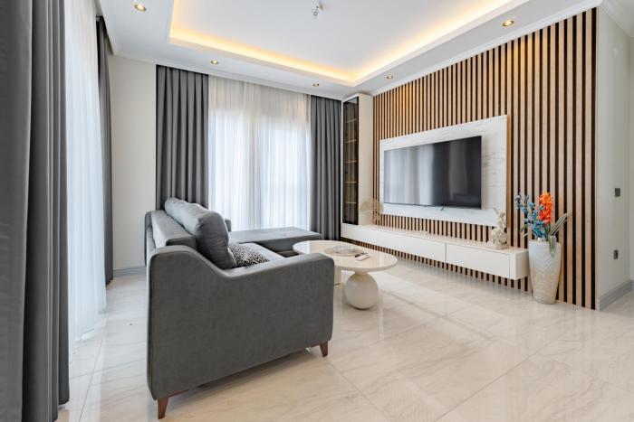 Luxuswohnung in Alanya mit 270 Grad Panoramablick auf Berge und Fluss