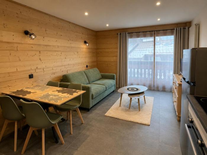 Studio chaleureux au coeur des Carroz