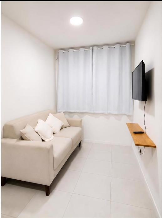 Apartamento completo a 3 minutos da praia