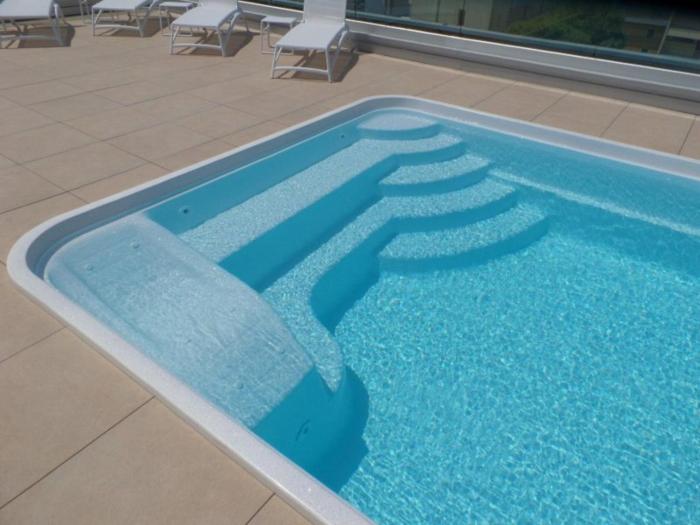 Holiday retreat featuring private terraces and a pool