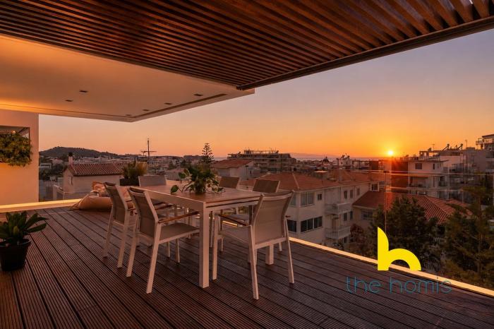 Luxury Sea View Voula Beach & Sunset Apartment