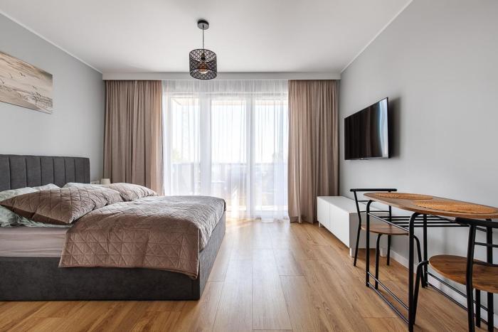 Apartament Gdański Mostek 2 z widokiem na wodę