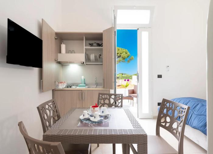 Monolocale Vela Nuovo con Wi-Fi, Clima e Giardino a Torre Lapillo