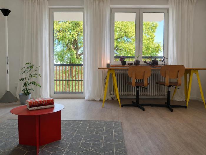 Natur, Ruhe und traumhafter Ausblick, moderne Ferienwohnung am Tor zur Fränkischen Schweiz