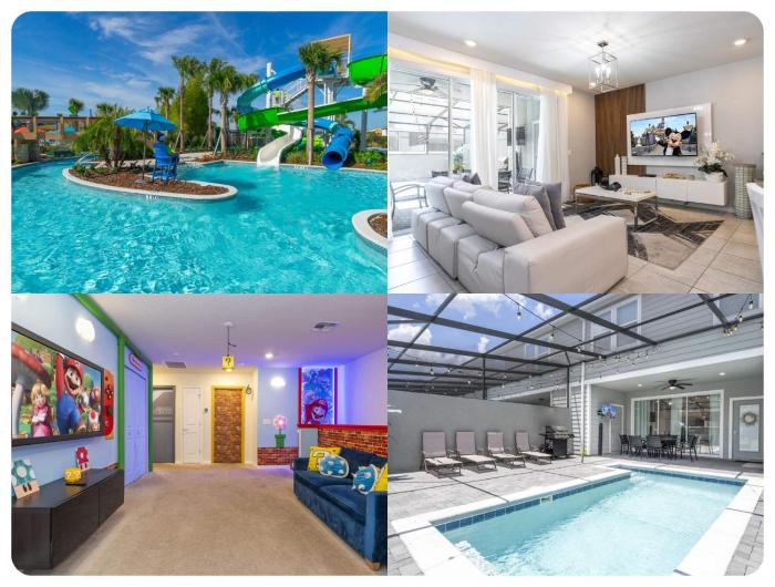 Luxury 5BR Villa Private Pool Sleeps 18 near Disney