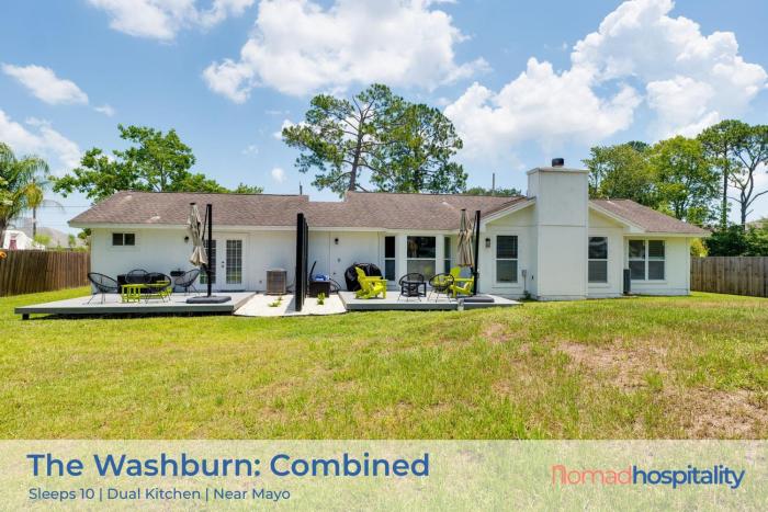 Be A Nomad - 5 Bedroom Jacksonville Home Near Mayo Clinic - Sleeps 10