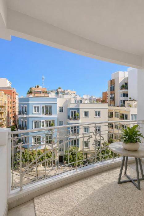 3BR - Center Tangier Appart - Parking Wifi AC - 4min Medina qdima