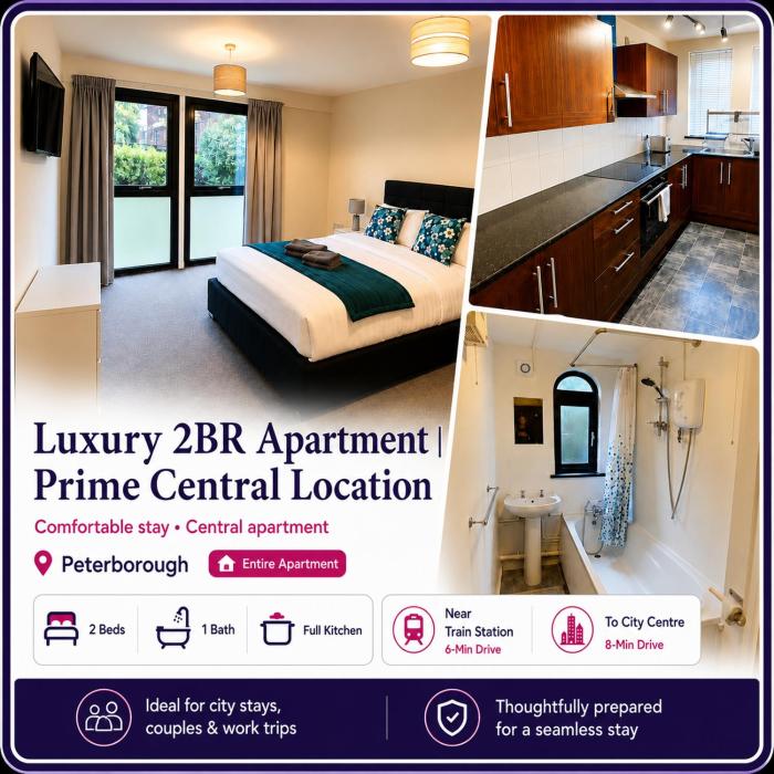 Luxury 2BR Apartment Prime Central Location