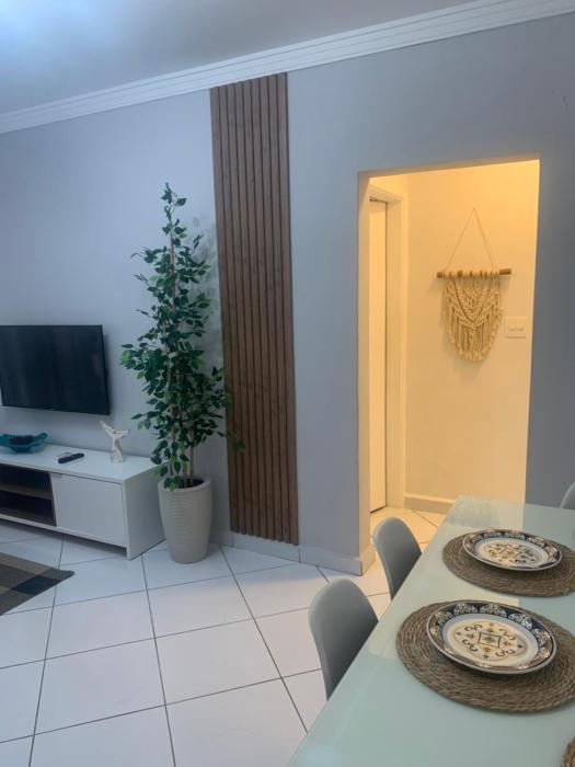 Apartamento em Santos no Gonzaga em frente a praia