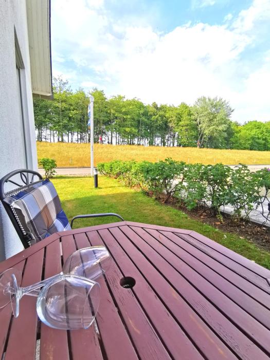 BERNSTEINHAUS in Zingst barrierefreie 2-Raum-Wohnung mit Terrasse - Nr 1