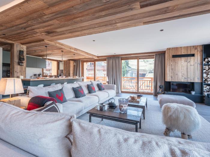 Appartement skis aux pieds, vue ensoleillée - 11 pers. - FR-1-613-146