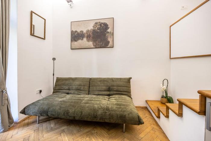 City center apartment with atrium