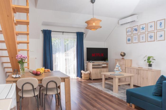 Captains Quarters - with Terrace and Parking near Lake Balaton