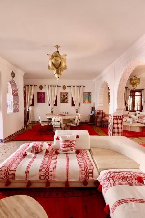 Maison Riad dans la Palmeraie de Marrakech avec piscine