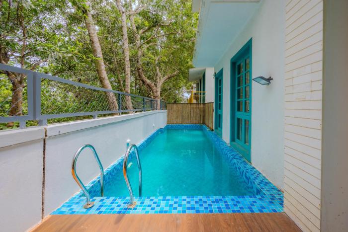 ELIVAAS Signature Casa Da Sol 3-BHK Villa with Private Pool, Lounge Space & Balconies in a Gated Complex