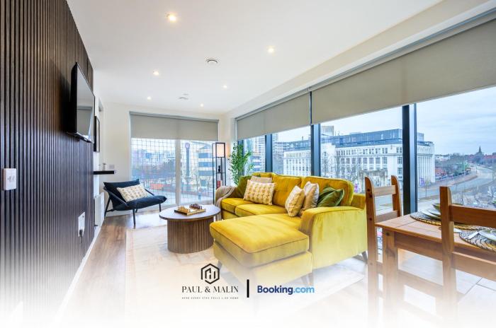 2BR Family-Friendly Apartment, Sleeps 4 By Paul & Malin Properties Short Term Lets Salford
