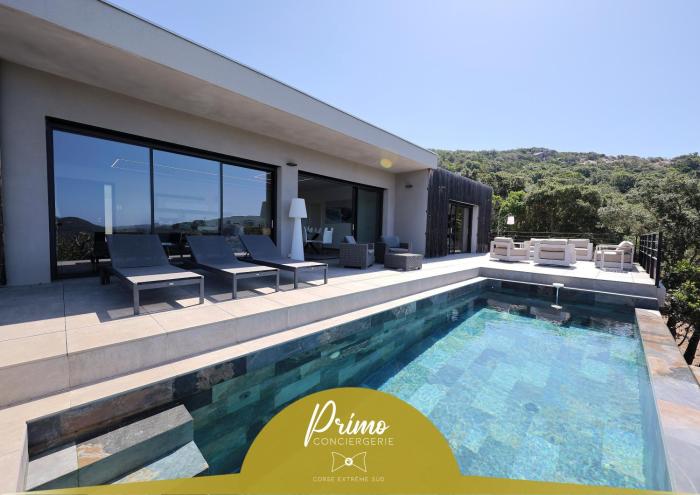 Villa Santa Lucia - Piscine & Vue sur la retenue de Talza