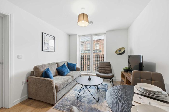 Modern 1 Bed Apartment in Birmingham - Sleeps 3
