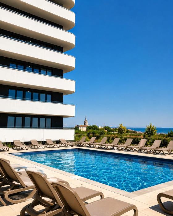 Aqua Vista Odyssey 3 ULTRA Lux cu Vedere Mare Spa si Piscina Interioara Facilități Incluse
