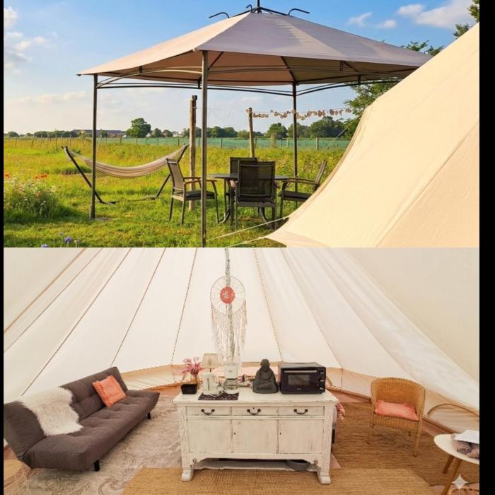 Bell-tent Luna met uitzicht