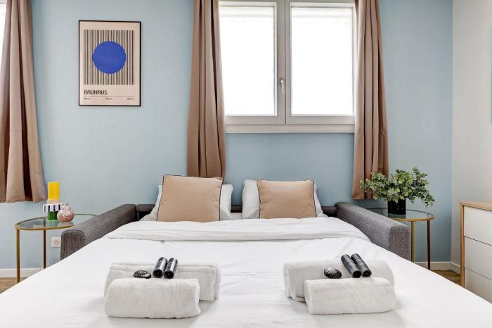 Appartement chaleureux proche Buttes-Chaumont