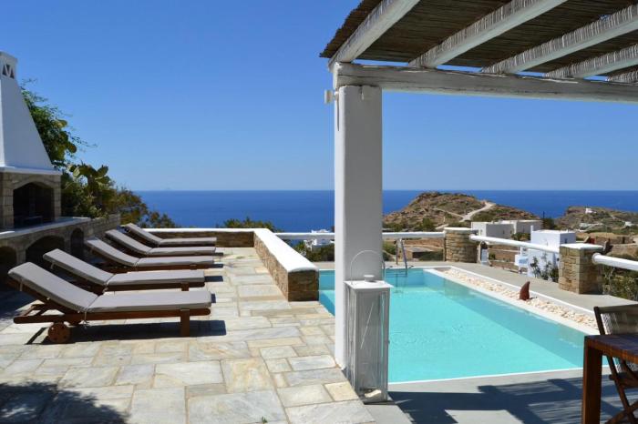 Villa Giulia, Seaview Villa near Chora