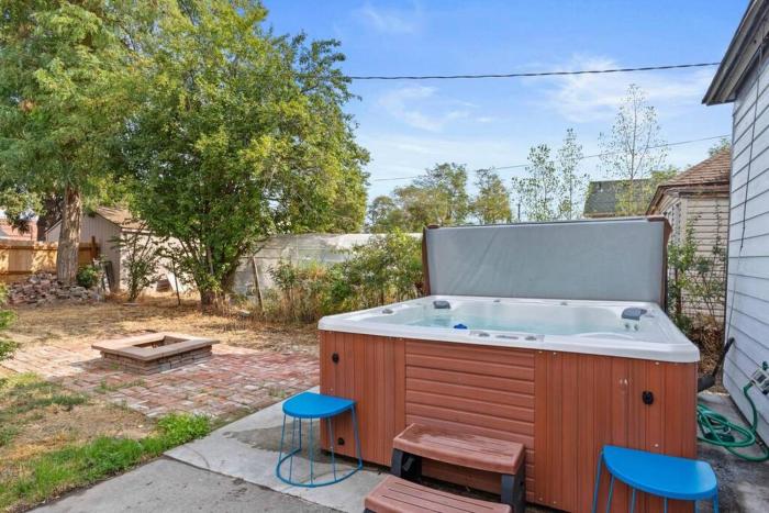 City Lights Soaking Nights Hot Tub Near Arena