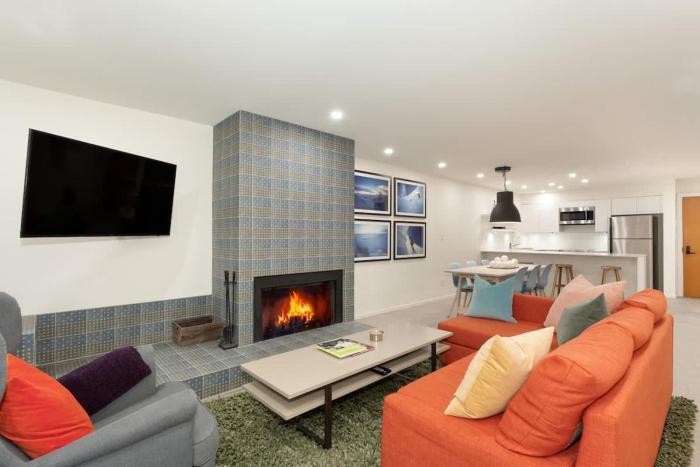 Hearthstone Lodge 8 | Condo in Heart of Village, Private Hot Tub, Wood-Burning Fireplace