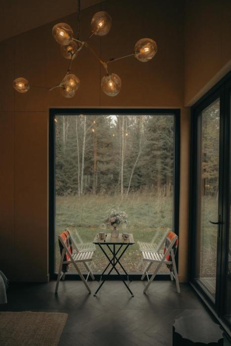 Briežu Stacija Forest Cabin with Hot Tub