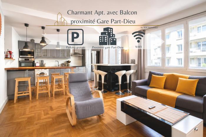Charmant appartement avec Balcon proximité Gare