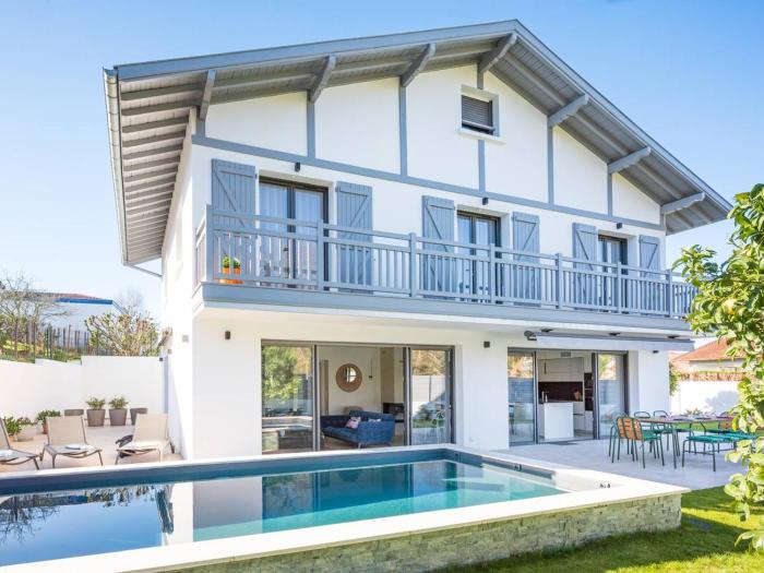 Villa piscine, clim, parking, proche golf - 8 pers. - FR-1-792-50