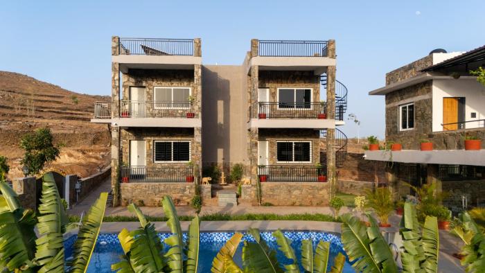 Alaya Stays The monolith 4 BHK Villa with Private Pool & Garden Lounge in Udaipur