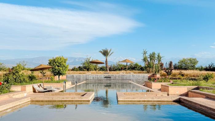 Villa TIGMIZEN - 10CH - Piscine chauffée et Spa - Marrakech