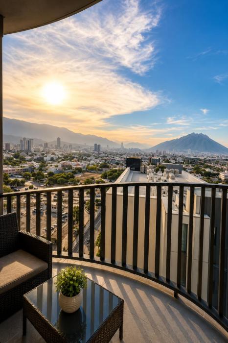 Maravilloso Apt Frente cintermex & parque fundidora 7px vista 360