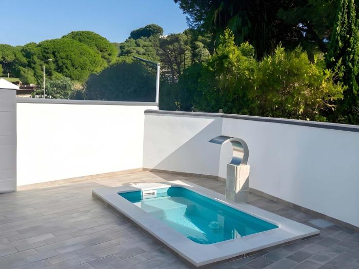 Apartamento con piscina privada Barbacoa y jardin en plena Naturaleza