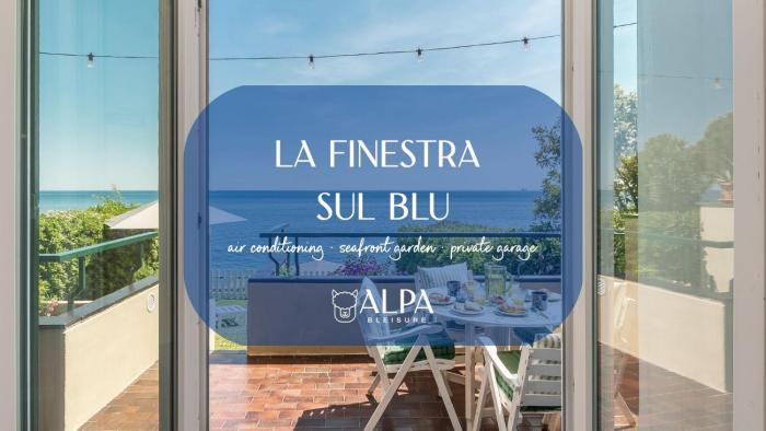 "La Finestra Sul Blu" giardino sul mare e posto auto
